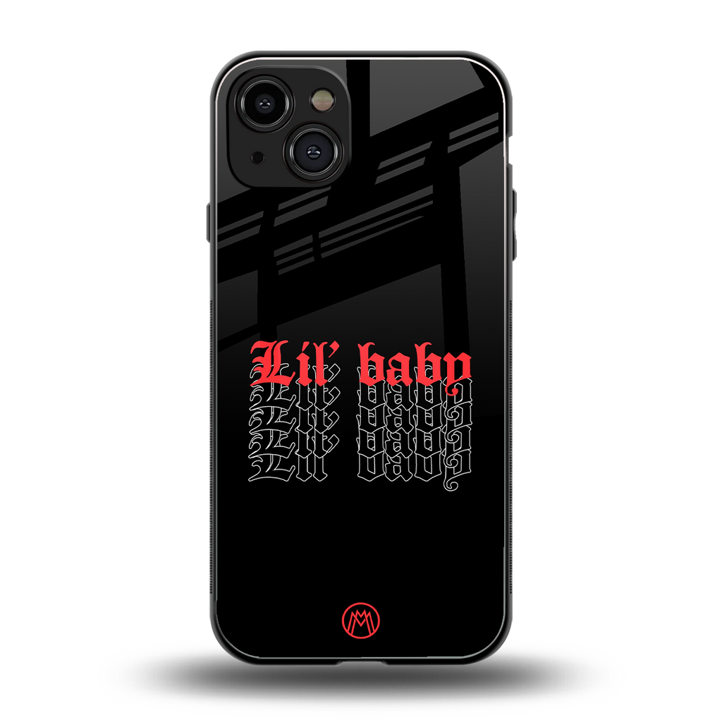 lil baby back phone cover | glass case for iphone 15