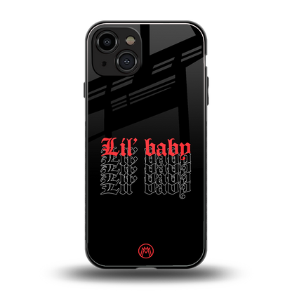 lil baby back phone cover | glass case for iphone 15