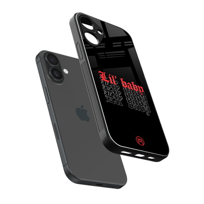 lil baby back phone cover | glass case for iphone 16 plus