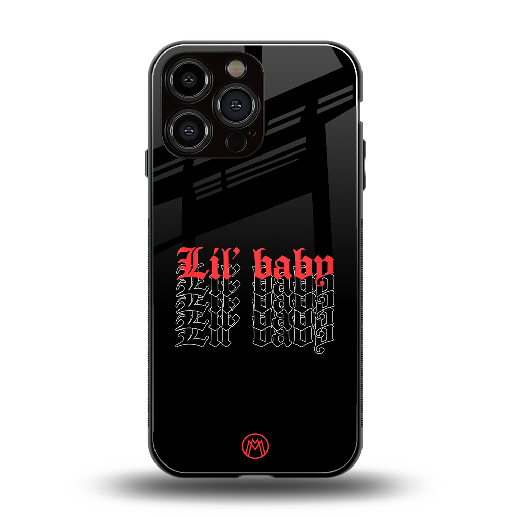 lil baby back phone cover | glass case for iphone 16 pro max