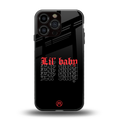 lil baby back phone cover | glass case for iphone 16 pro max