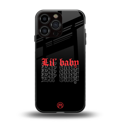 lil baby back phone cover | glass case for iphone 16 pro max