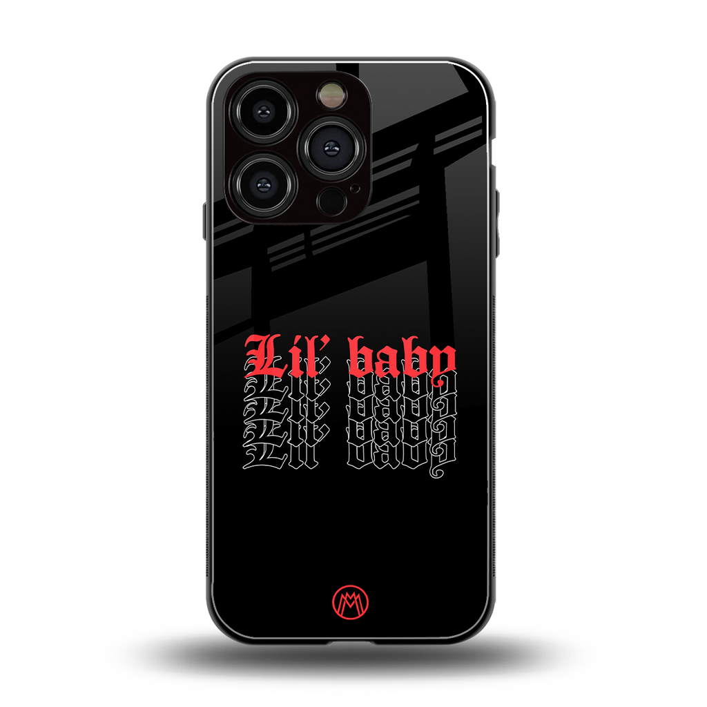 lil baby back phone cover | glass case for iphone 16 pro