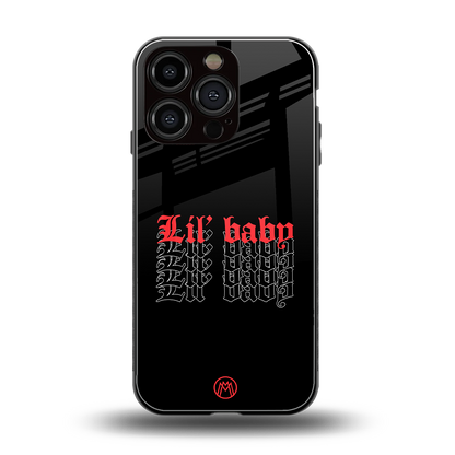 lil baby back phone cover | glass case for iphone 16 pro