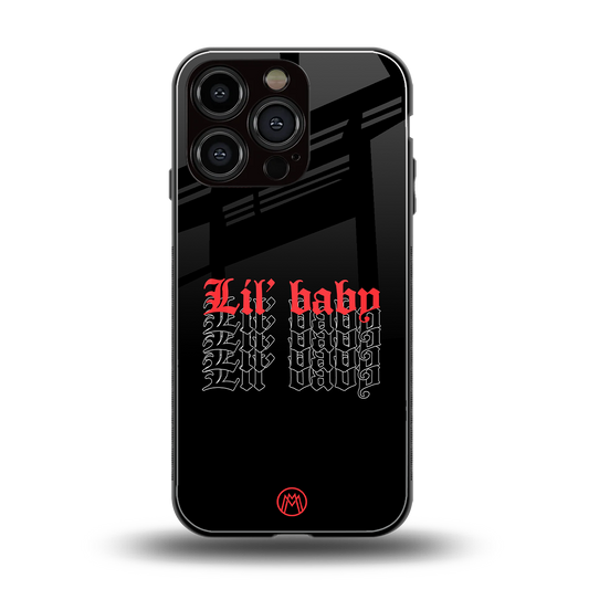 lil baby back phone cover | glass case for iphone 16 pro