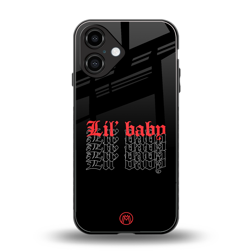 lil baby back phone cover | glass case for iphone 16