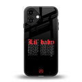 lil baby back phone cover | glass case for iphone 16