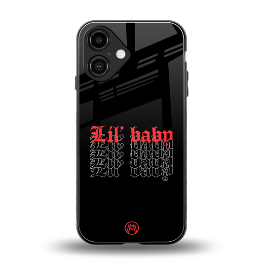 lil baby back phone cover | glass case for iphone 16