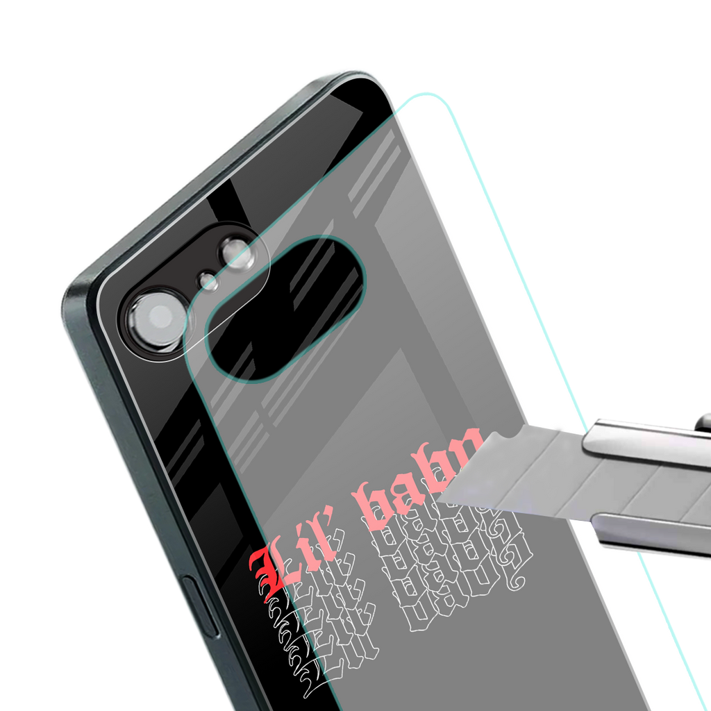 lil baby back phone cover | glass case for iphone 16e