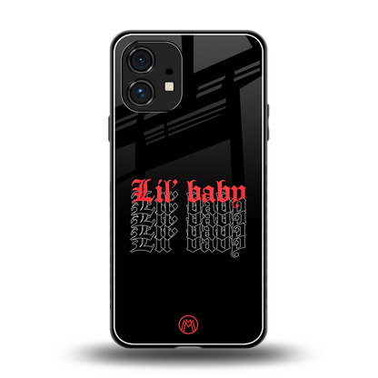lil baby back phone cover | glass case for nothing phone 1