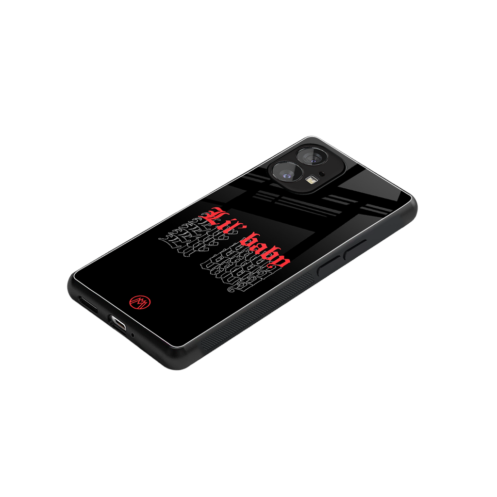 lil baby back phone cover | glass case for nothing phone 1
