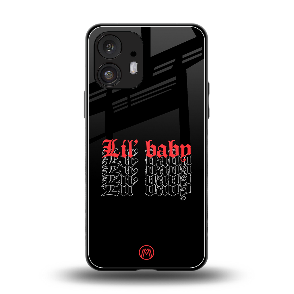 lil baby back phone cover | glass case for nothing phone 2