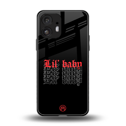 lil baby back phone cover | glass case for nothing phone 2