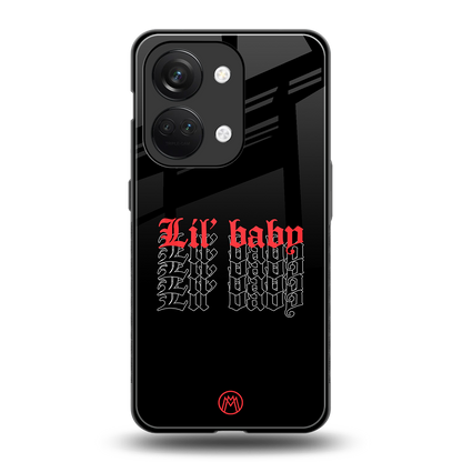 lil baby back phone cover | glass case for oneplus nord 3