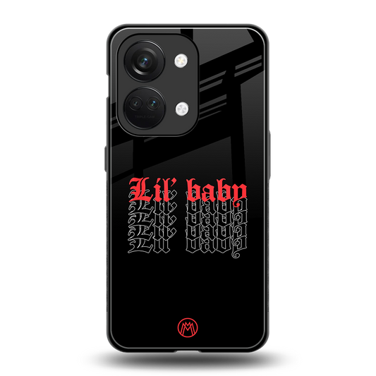 lil baby back phone cover | glass case for oneplus nord 3
