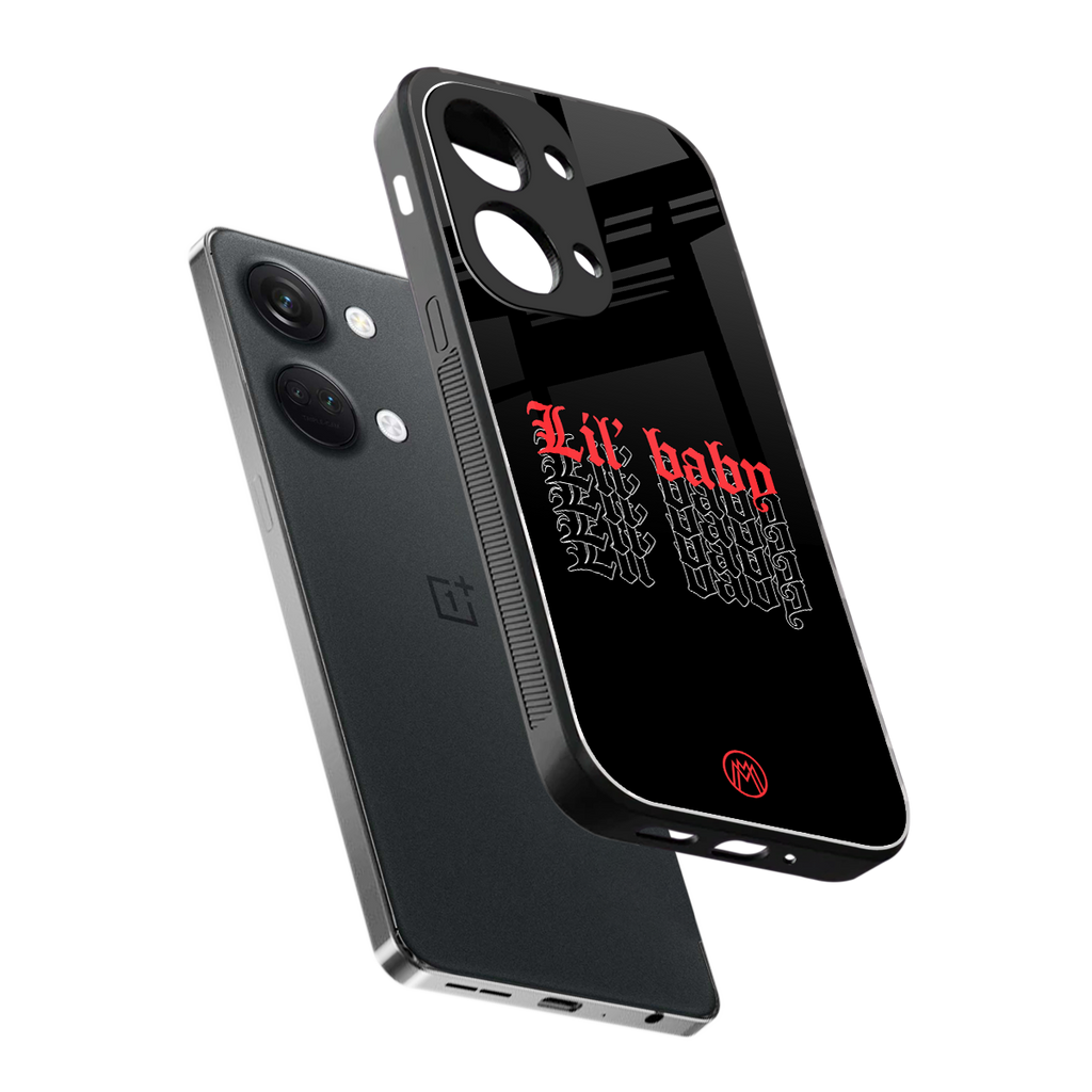 lil baby back phone cover | glass case for oneplus nord 3