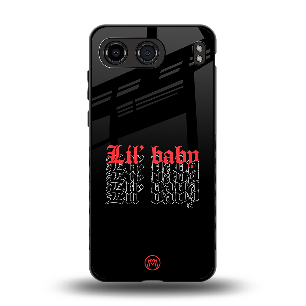 lil baby back phone cover | glass case for oneplus nord 4