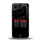 lil baby back phone cover | glass case for oneplus nord 4