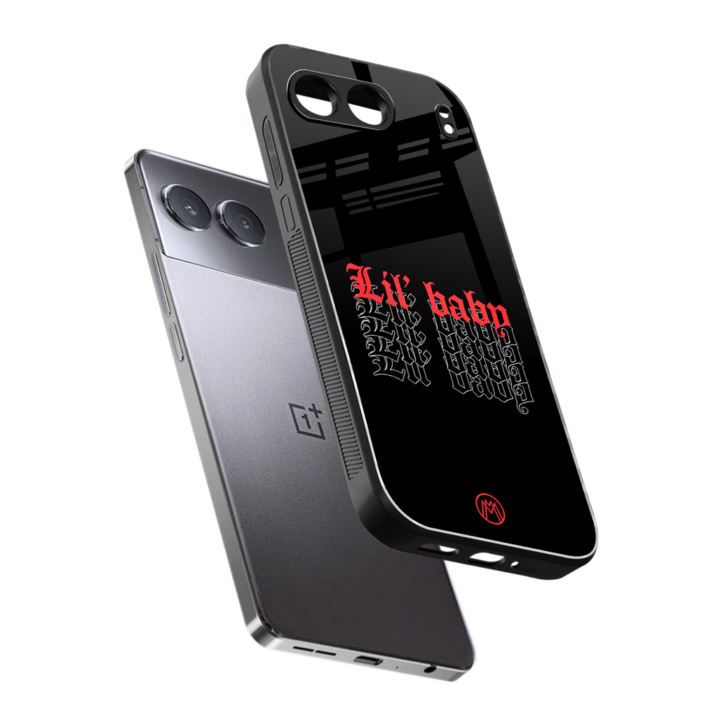 lil baby back phone cover | glass case for oneplus nord 4