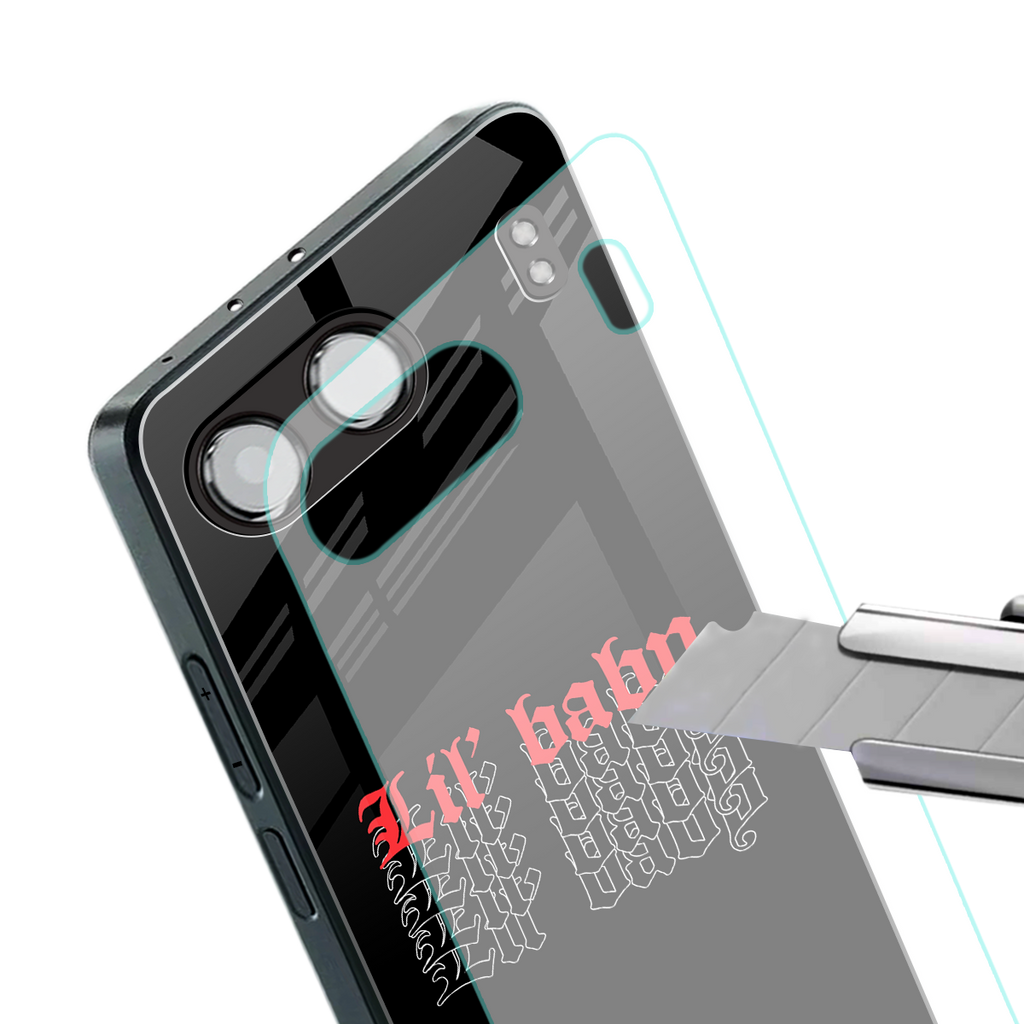 lil baby back phone cover | glass case for oneplus nord 4
