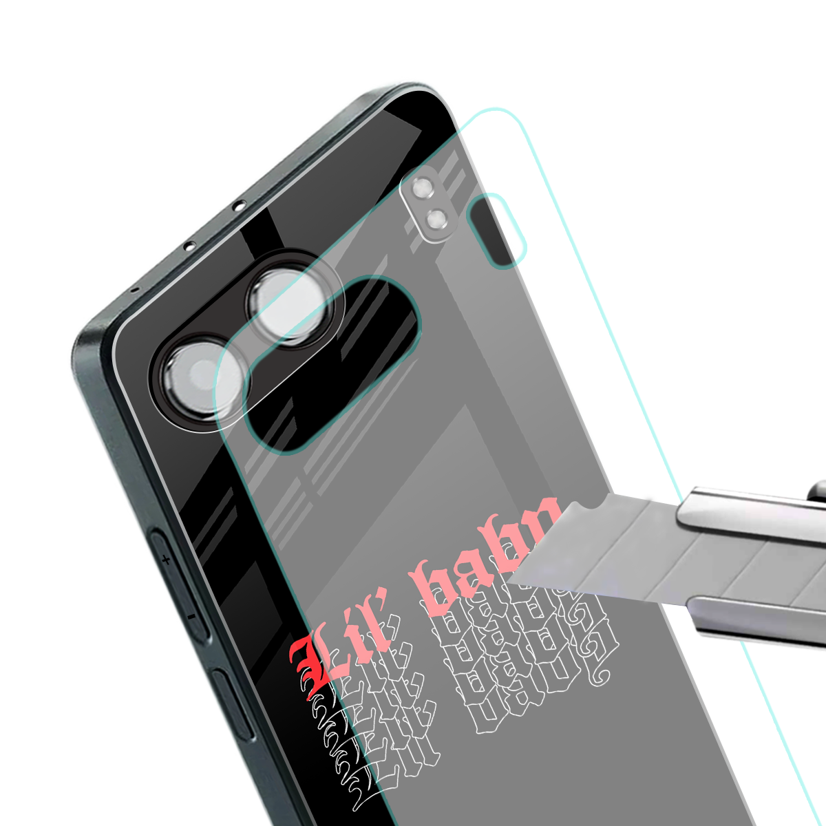 lil baby back phone cover | glass case for oneplus nord 4