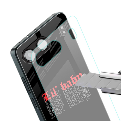 lil baby back phone cover | glass case for oneplus nord 4