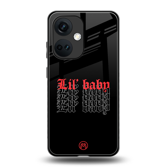 lil baby back phone cover | glass case for oneplus nord ce 3