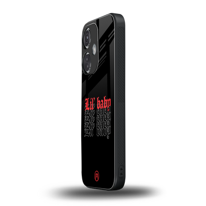 lil baby back phone cover | glass case for oneplus nord ce 3