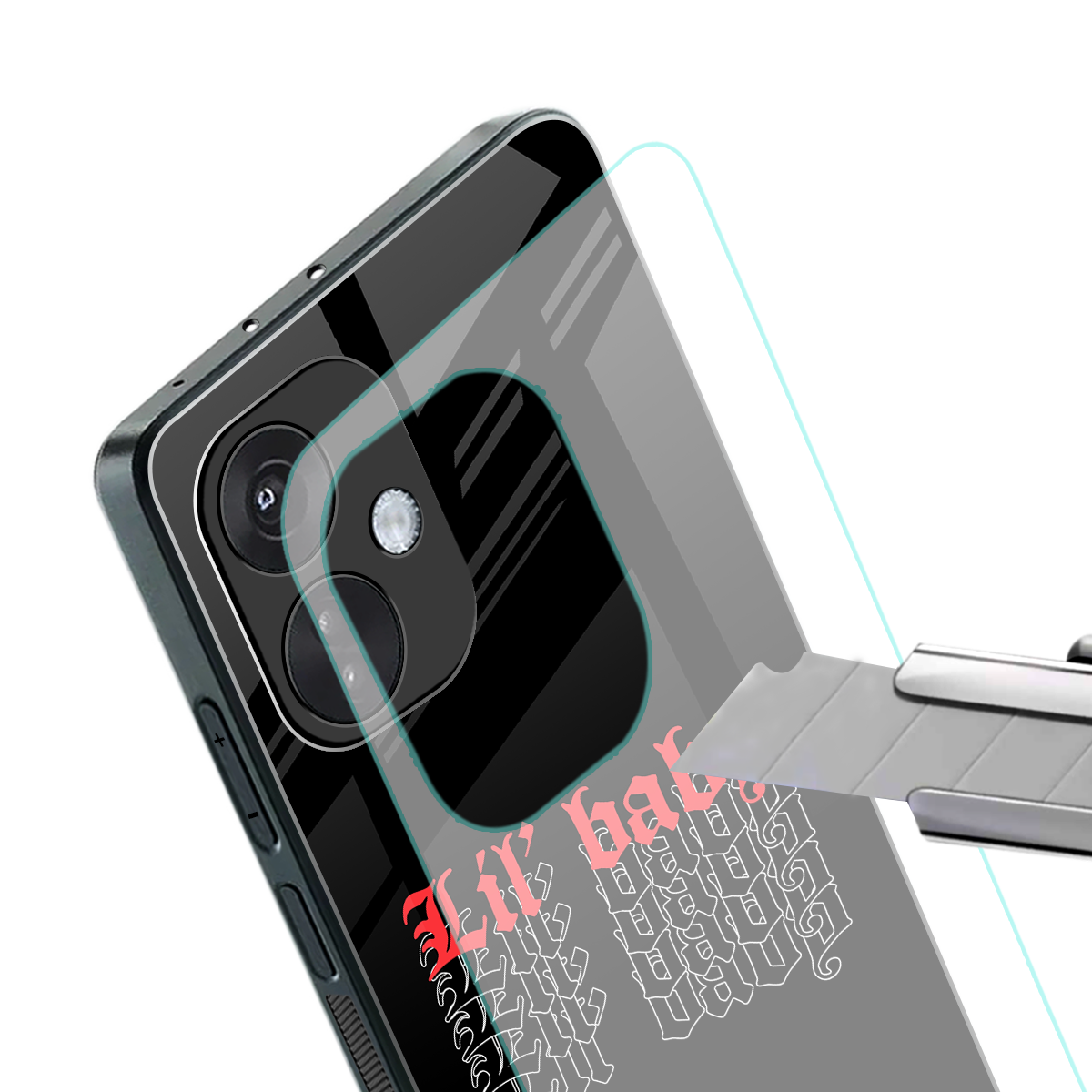 lil baby back phone cover | glass case for oneplus nord ce 3