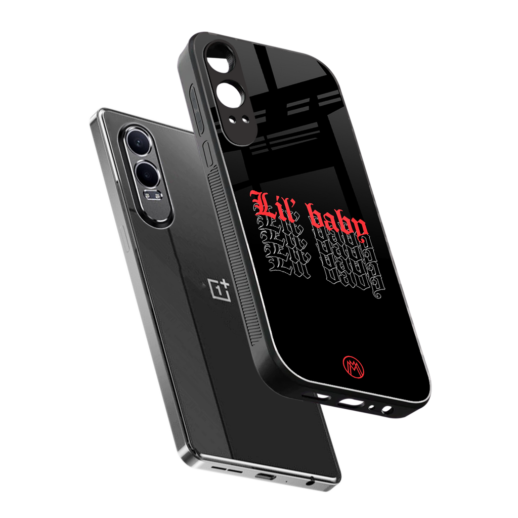 lil baby back phone cover | glass case for oneplus nord ce 4 lite