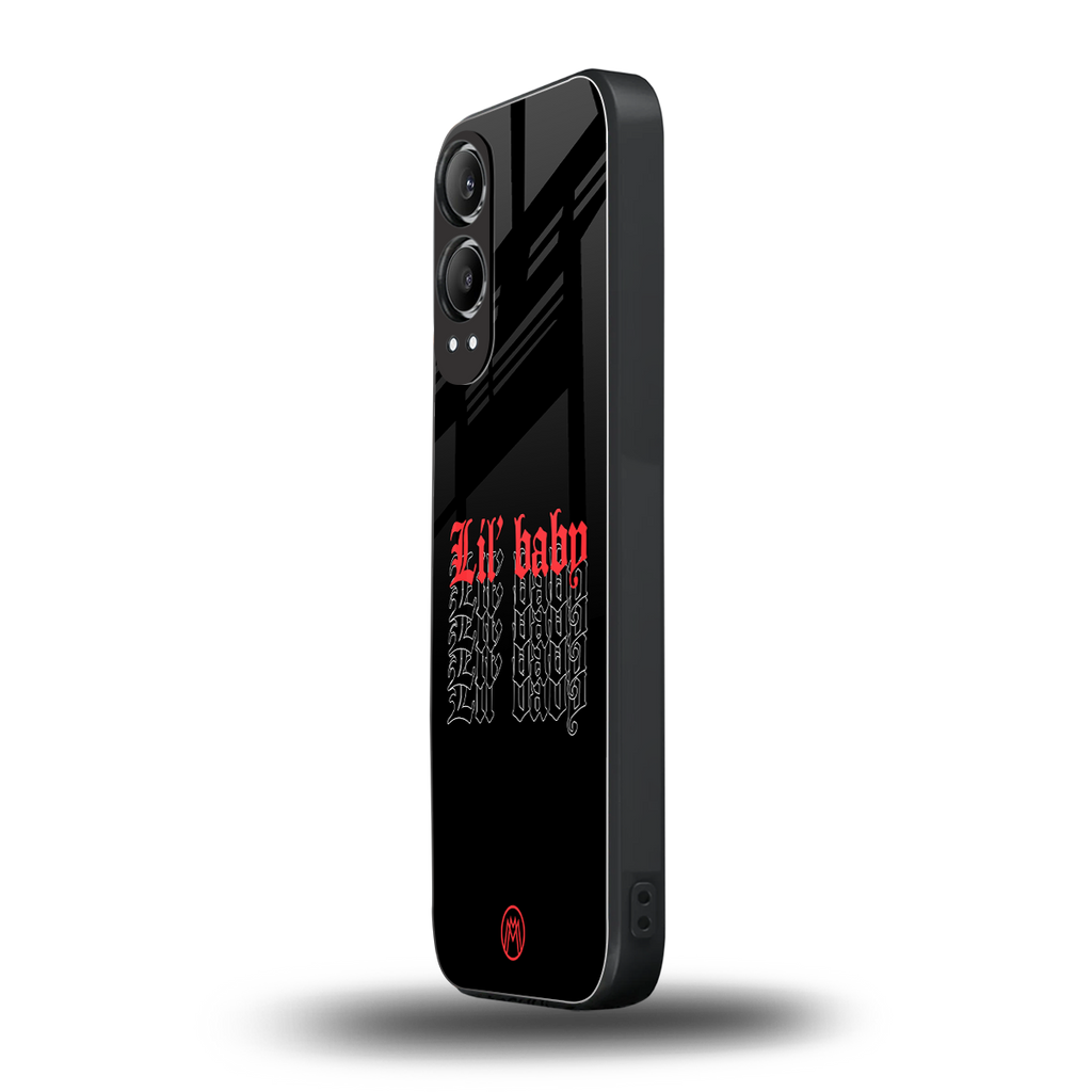 lil baby back phone cover | glass case for oneplus nord ce 4 lite