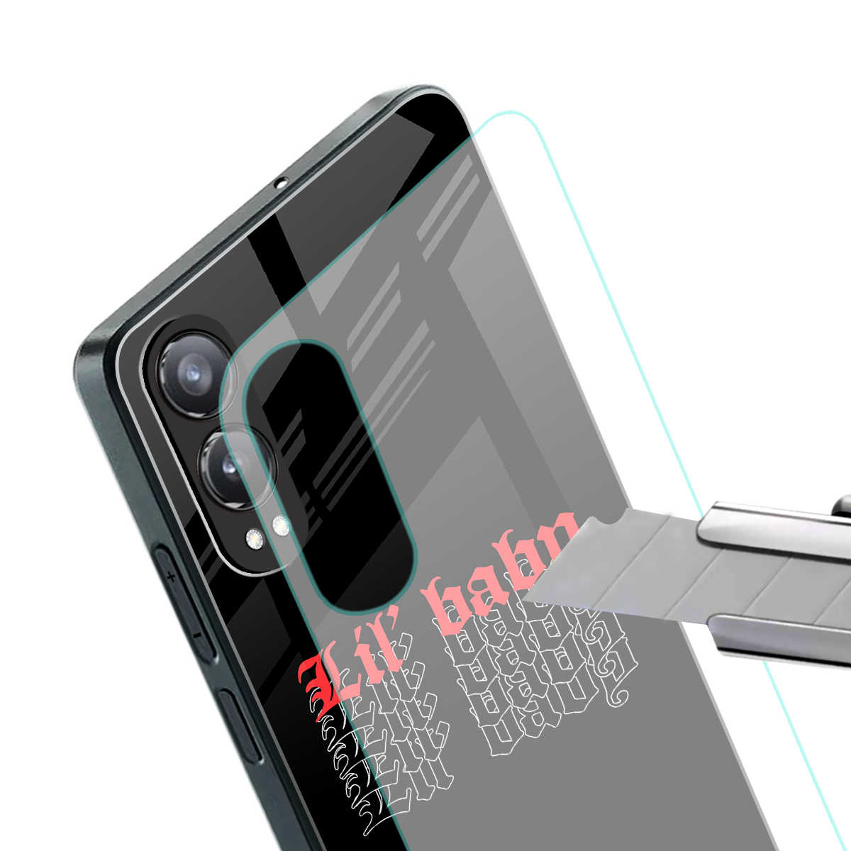 lil baby back phone cover | glass case for oneplus nord ce 4 lite