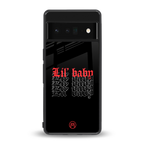 lil baby back phone cover | glass case for google pixel 6 pro