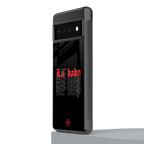 lil baby back phone cover | glass case for google pixel 6 pro