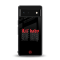 lil baby back phone cover | glass case for google pixel 6
