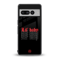 lil baby back phone cover | glass case for google pixel 7 pro