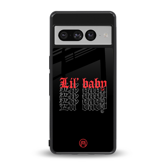 lil baby back phone cover | glass case for google pixel 7 pro