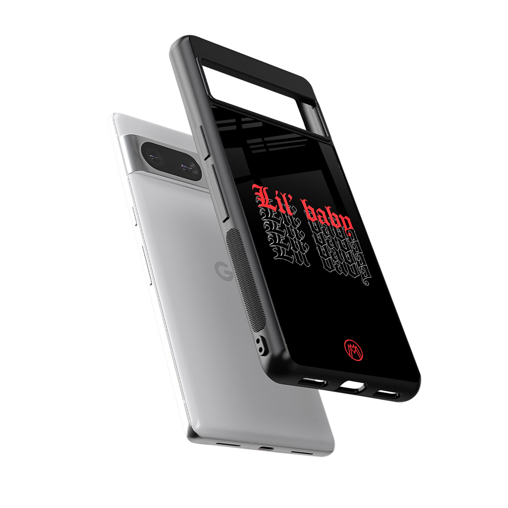 lil baby back phone cover | glass case for Google Pixel 8