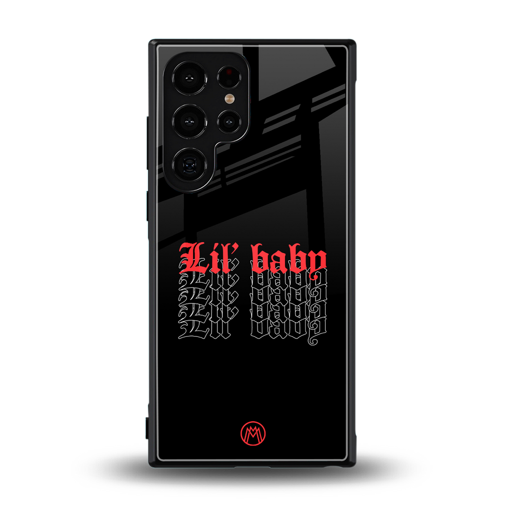 lil baby back phone cover | glass case for samsung galaxy s23 ultra