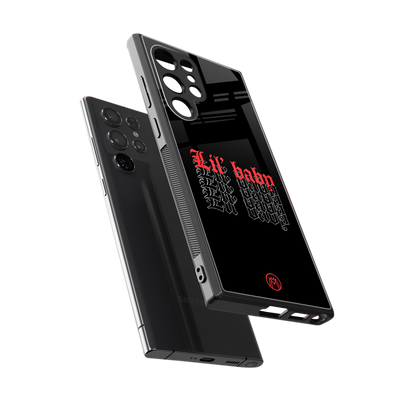 lil baby back phone cover | glass case for samsung galaxy s23 ultra