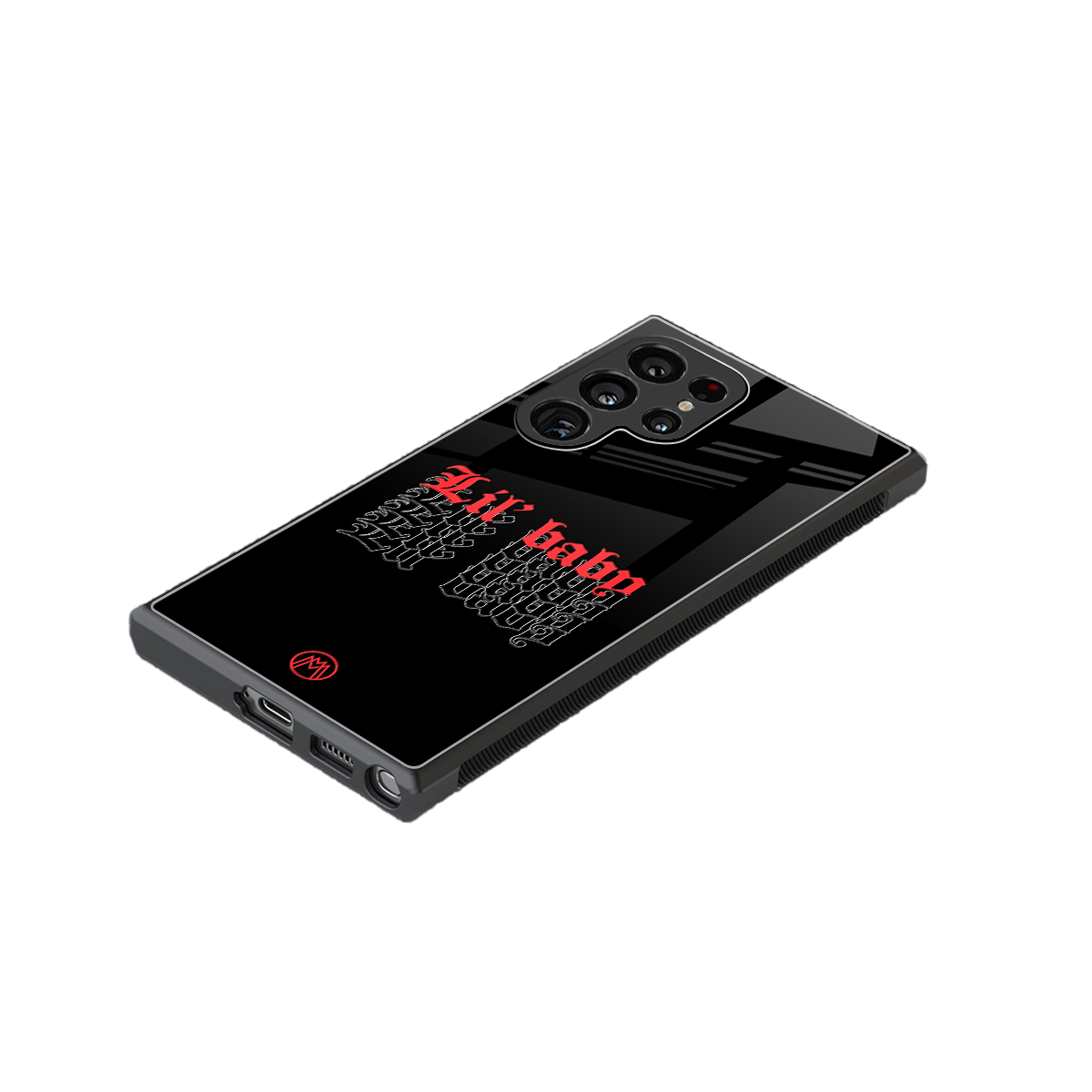 lil baby back phone cover | glass case for samsung galaxy s23 ultra