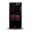 lil baby back phone cover | glass case for samsung galaxy s25 ultra