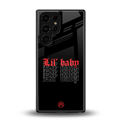 lil baby back phone cover | glass case for samsung galaxy s25 ultra