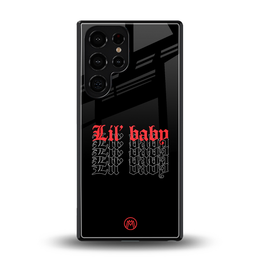 lil baby back phone cover | glass case for samsung galaxy s25 ultra