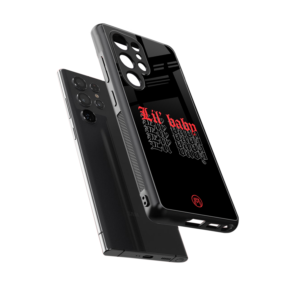 lil baby back phone cover | glass case for samsung galaxy s25 ultra
