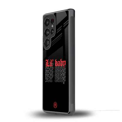 lil baby back phone cover | glass case for samsung galaxy s25 ultra