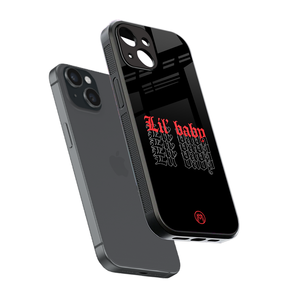 lil baby back phone cover | glass case for iphone 15