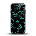 lil blue flames back phone cover | glass case for iphone 13