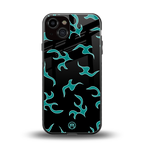 lil blue flames back phone cover | glass case for iphone 13