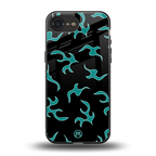 lil blue flames back phone cover | glass case for iphone 16e